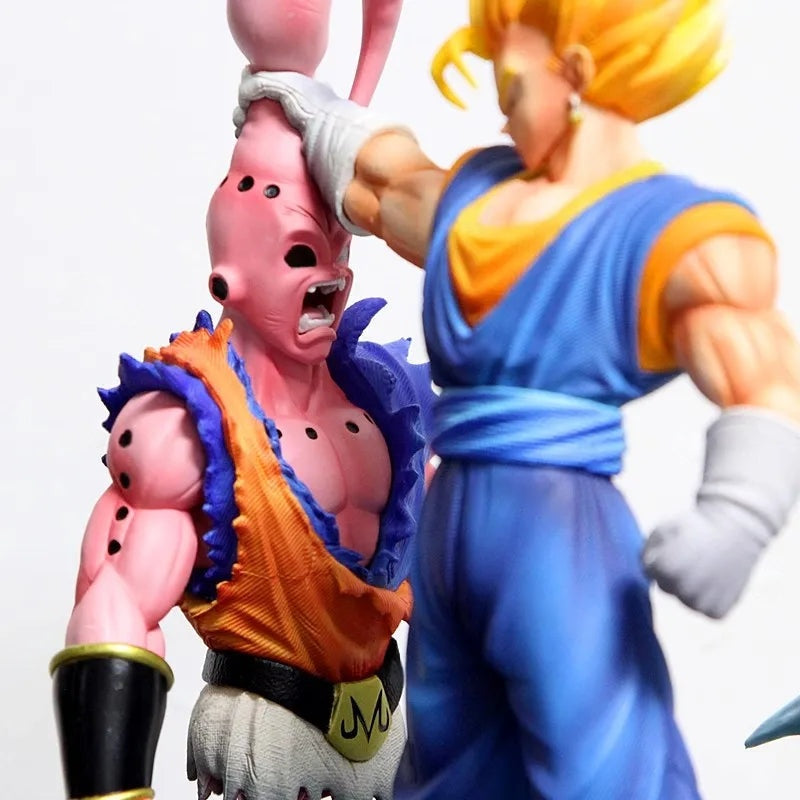 Anime Dragon Ball Son Goku Figure Super Saiyan Goku Vs Majin Buu Action Figures Statue Collection Model Kids Toys Birthday Gifts