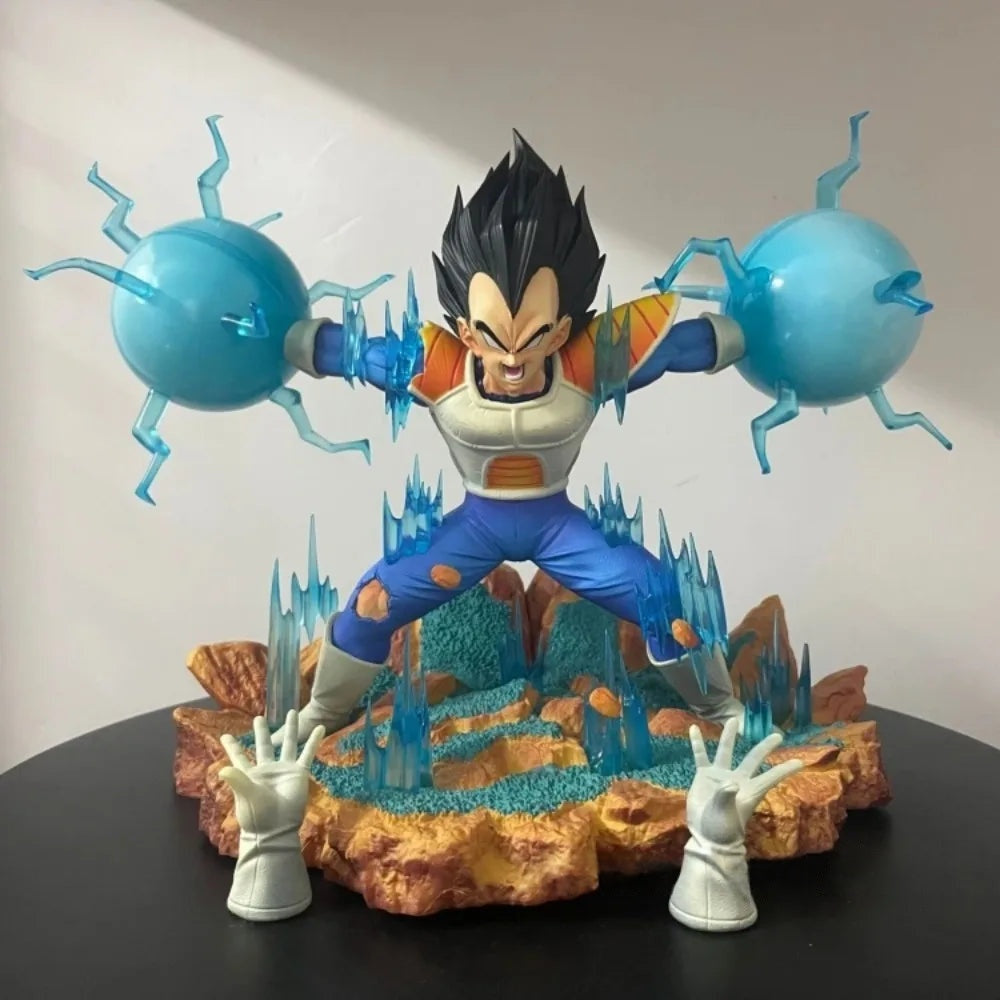 22cm/8.66in Anime Dragon Ball Z Figure Super Saiyan Majin Vegeta Action Figures PVC Statue Collection Model Toys Birthday Gifts Vegeta