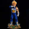 11.02in/28cm Anime Dragon Ball Z Figure Vegeta Figure PVC Super Saiyan Statue Collectible Model Toys Gifts