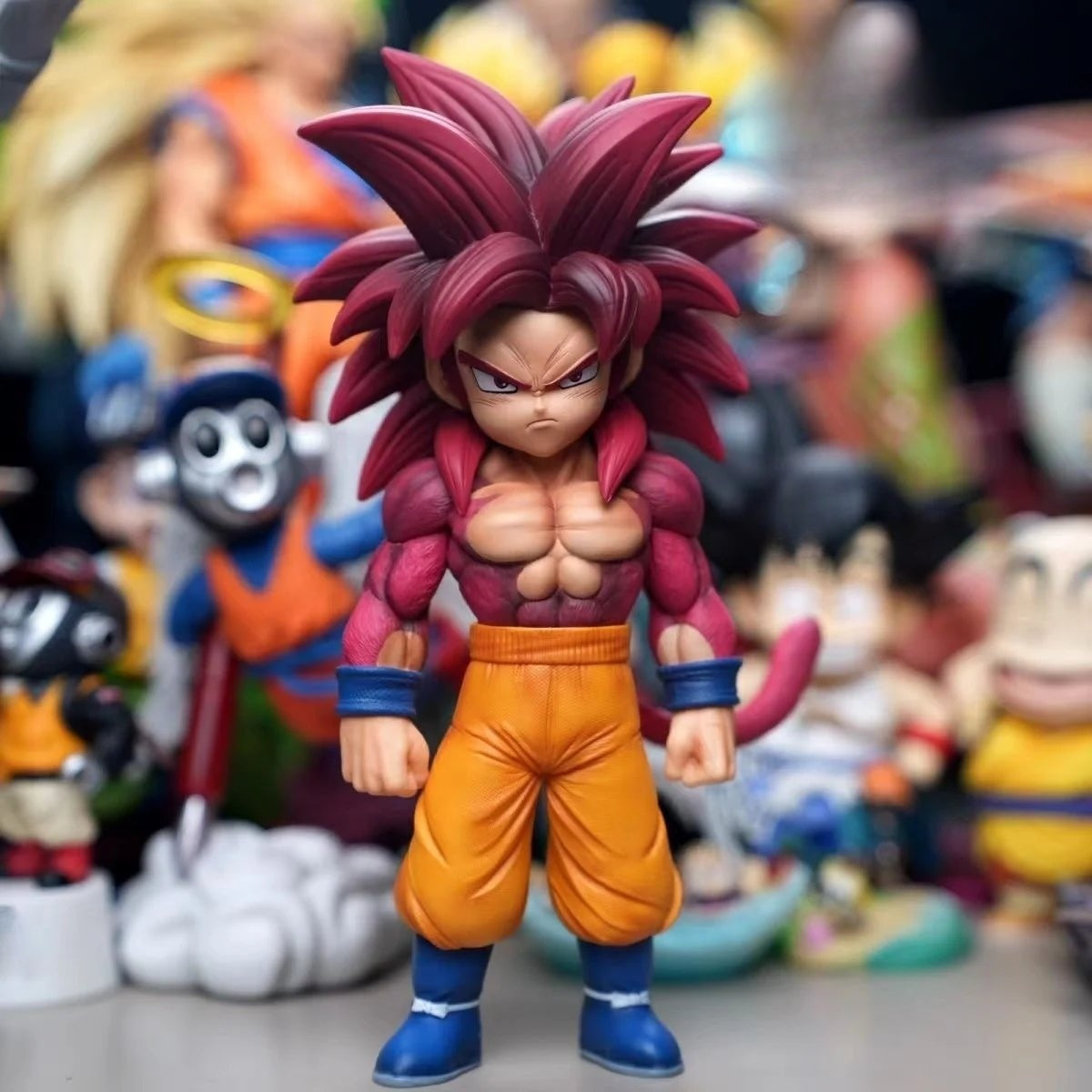 Dragon Ball Daima Ssj4 Goku Figure Super Saiyan Son Goku Action Figurine Pvc Statue Collectible Model Toy Gift